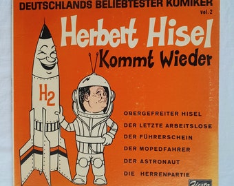 Disque vinyle LP Herbert Hisel comédie allemande des années 1960 Kommt Wieder Volume 2 - faites défiler vers le bas pour une description complète