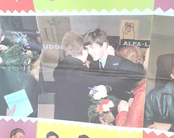 Póster de los Beatles de los años 60 con The Rolling Stones, The Searchers, British Invasion, póster de pared de música pop del Reino Unido (desplácese hacia abajo para ver la descripción completa)