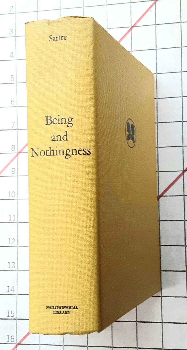 Sartre Being Nothingness 1956 1st US 5% OFF Transl HC Ed Super beauty product restock quality top! No Barnes Dj