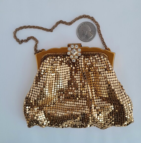 Whiting & Davis Co. Mesh Bag 2918 Rhinestone Clasp vtg | eBay