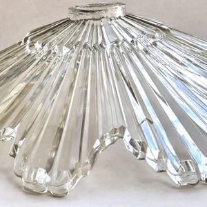 Art Deco Starburst Glass Shade for Ceiling Light or Table Lamp -scroll down for full description