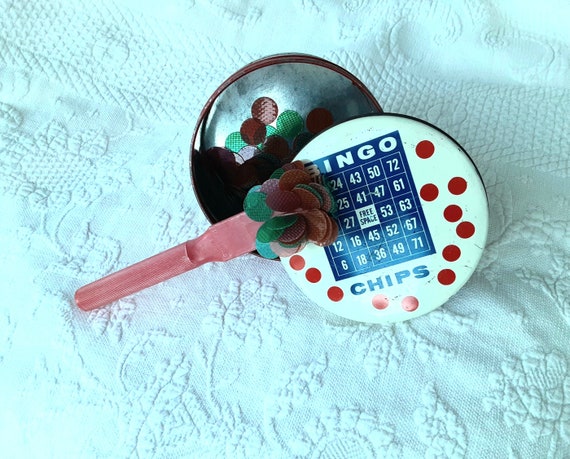 Magnetic bingo wands and chips