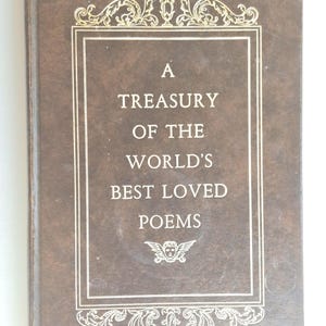 Un tesoro de los poemas más queridos del mundo, Avenel Books Tapa dura sin sobrecubierta - desplácese hacia abajo para ver la descripción completa