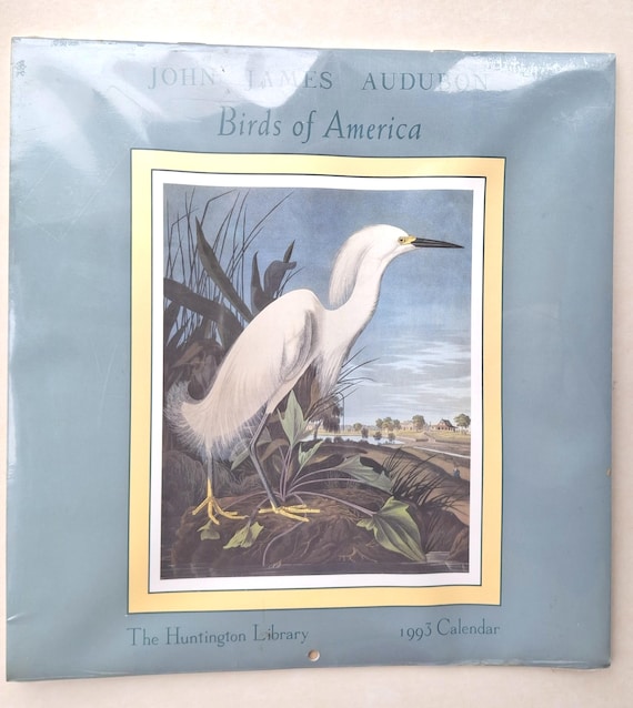 Audubon Birds of America Calendar 1993, Sealed, From the