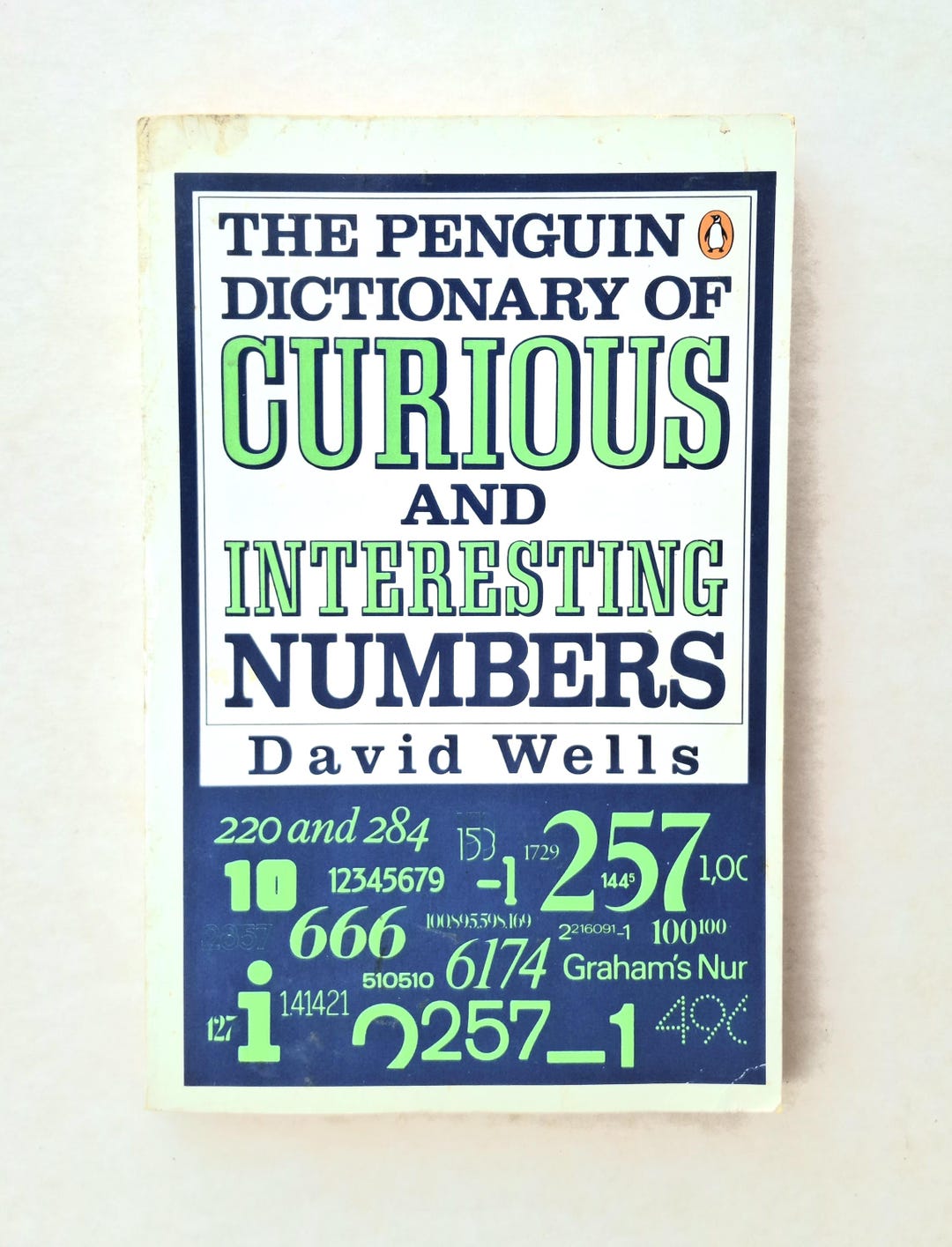 Curious & Interesting Numbers, 1980s Penguin Dictionary by David Wells ...