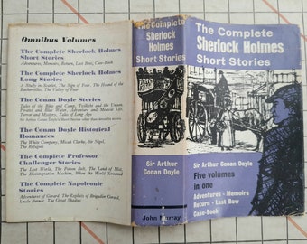 The Complete Sherlock Holmes Short Stories by Sir Arthur Conan Doyle,  1966 Reprint,  Hardcover with Dustjacket,  5 Volumes in 1