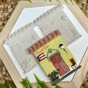 DIY Paint your Own! Puerto Rico, Old San Juan Inspired Door Souvenir , PR Souvenir Unpainted Pieces