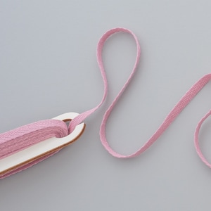 Dusty Rose Cotton Ribbon image 1