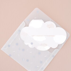 Get Well Soon, Let's Weather It Together, Sympathy Greeting Card image 1