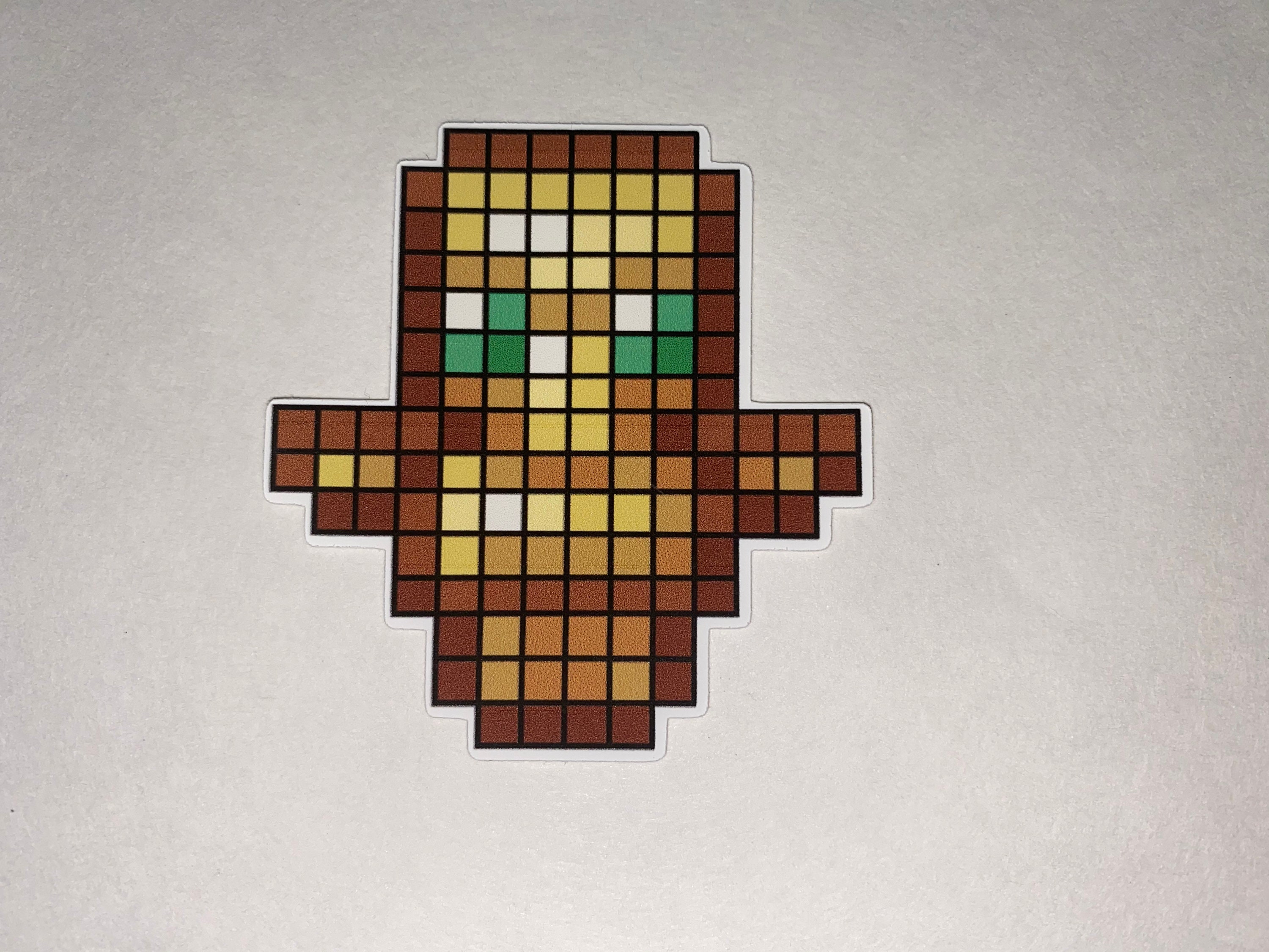 Tótem de undying sticker Minecraft sticker | Etsy