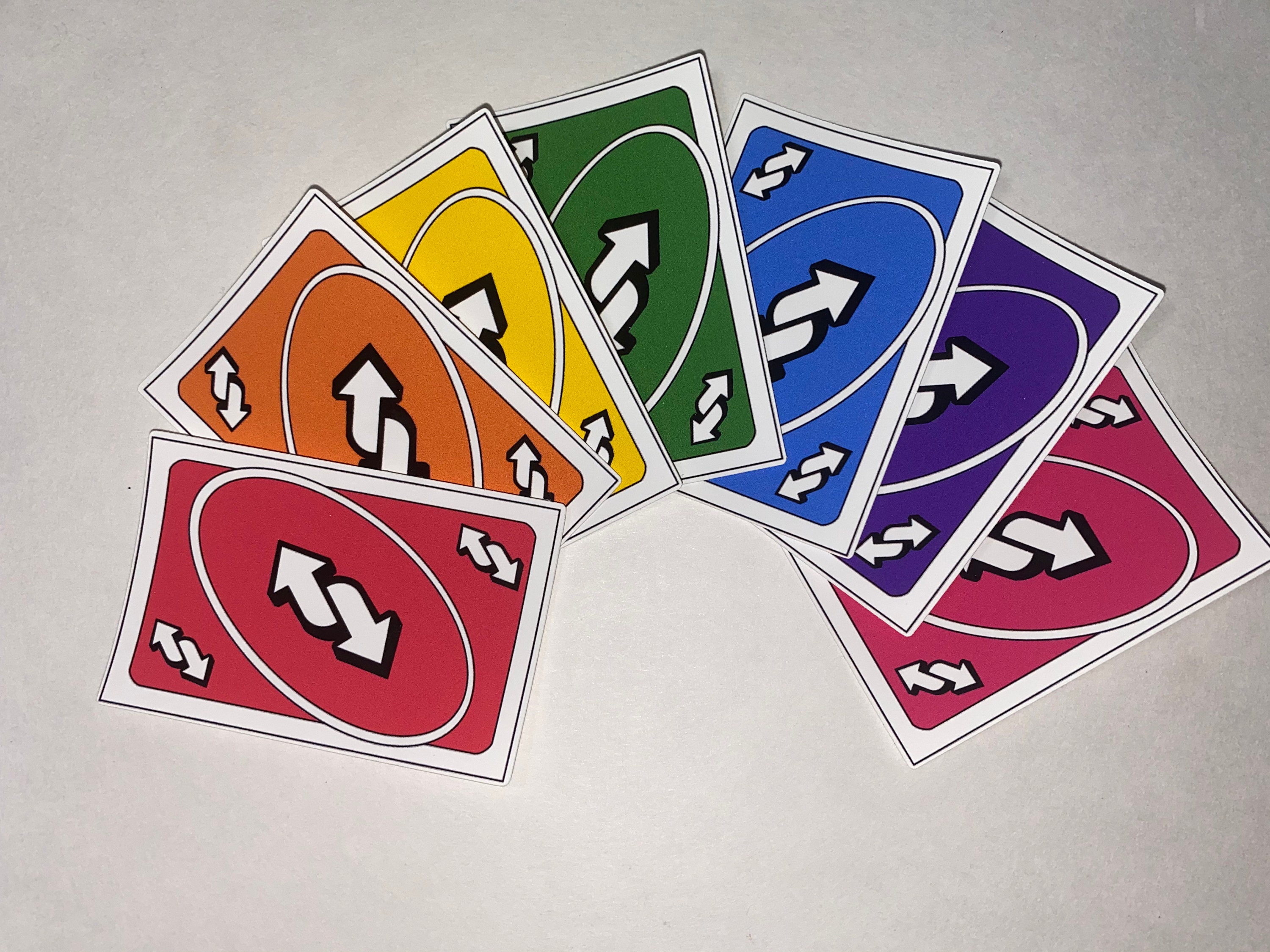 Reverse Uno Stickers for Sale