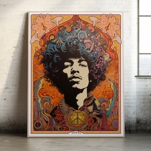Jimi Hendrix Poster, Hendrix Erinnerungsstücke