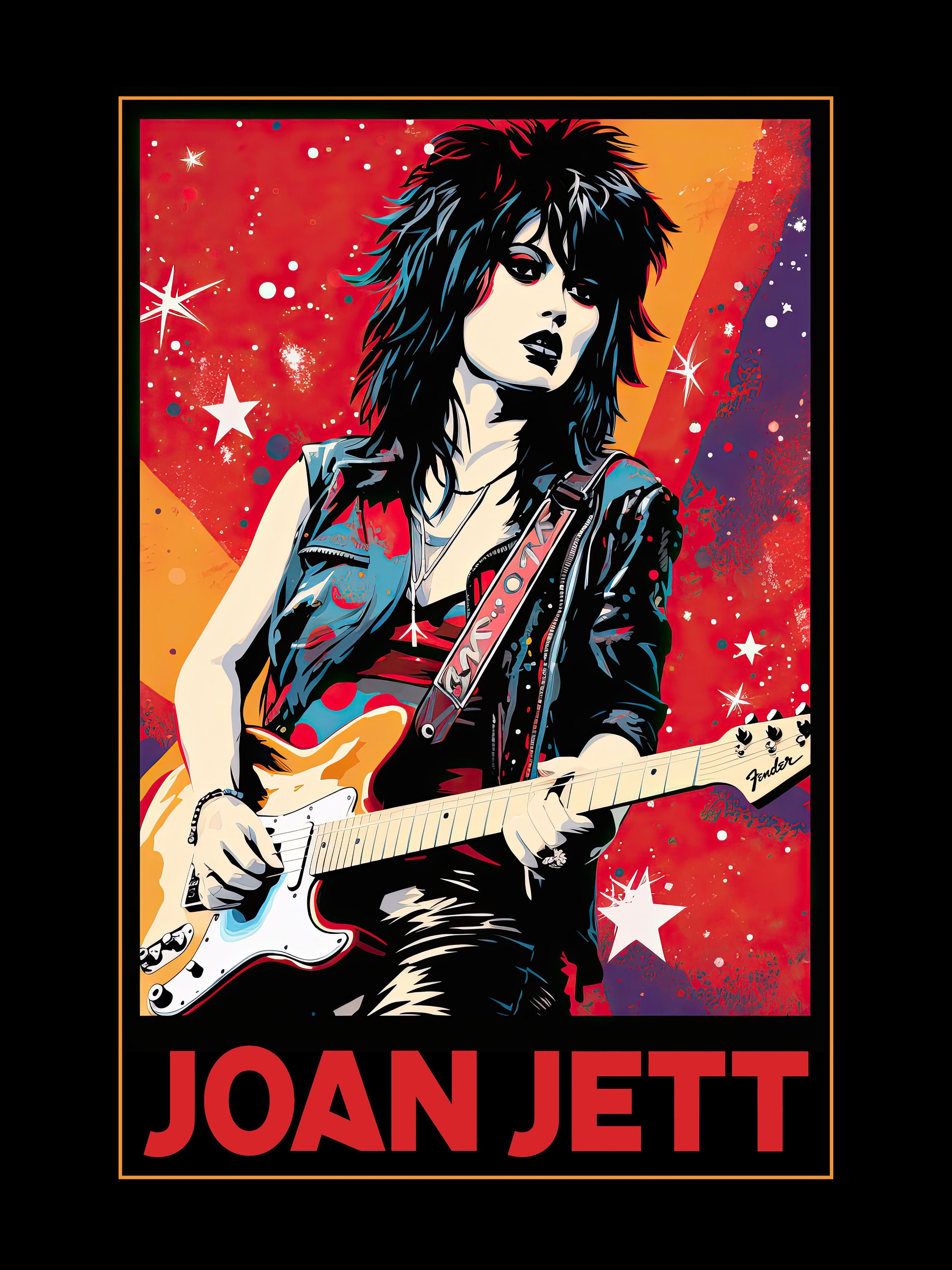 Exclusive Joan Jett Poster, Joan Jett Wall Art, Joan Jett Art Etsy