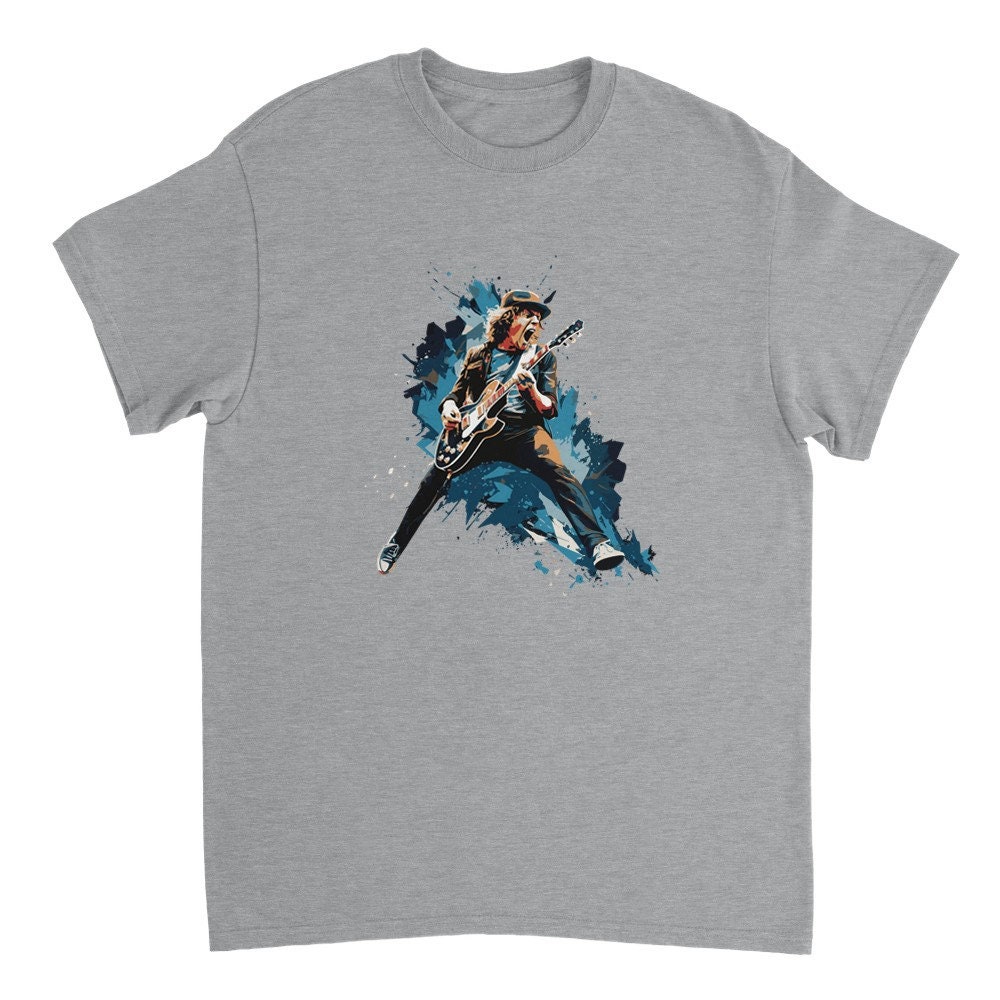 Angus Young T-shirt, AC/DC T-shirt - Etsy