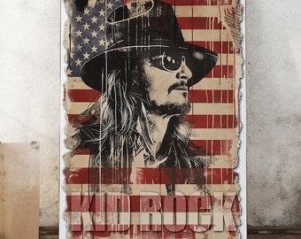 Kid Rock Poster, Kid Rock art