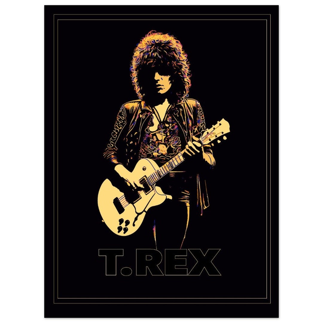 Original T. Rex Marc Bolan Poster - Etsy
