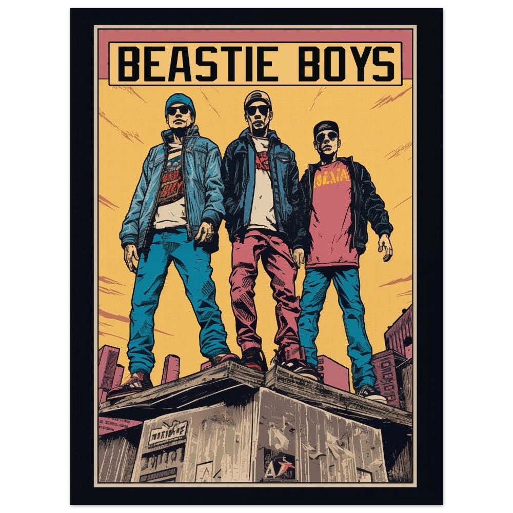 KOZIK BEASTIE BOYS シルクスクリーンポスター - メルカリ