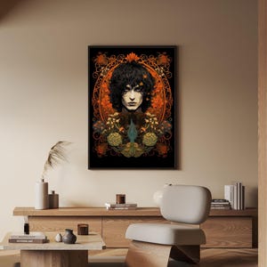 Póster con impresión artística de Syd Barrett