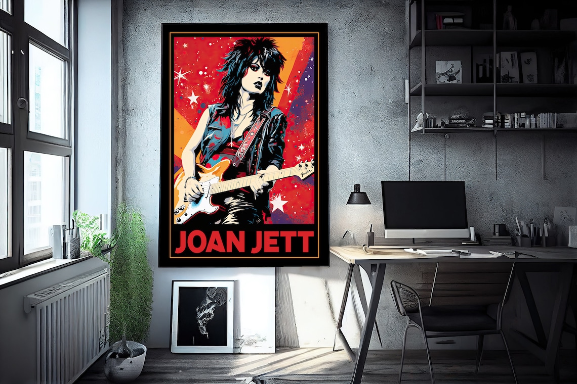 Exclusive Joan Jett Poster, Joan Jett Wall Art, Joan Jett Art - Etsy