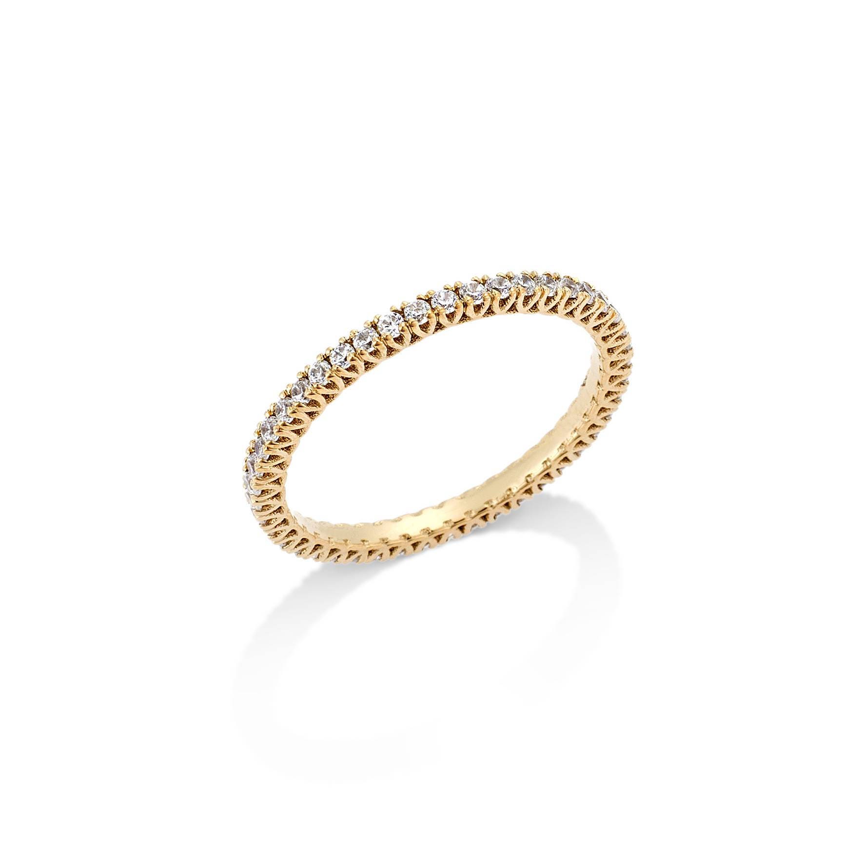 Diamond eternity ring All around diamond band Diamond ring Etsy