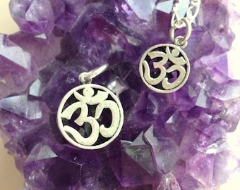 Handmade Sterling Silver Om Pendants — Spiritual, Unisex, and Timeless