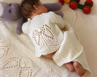 Angels Around Me Sweater Pattern Size NB to 6 Years