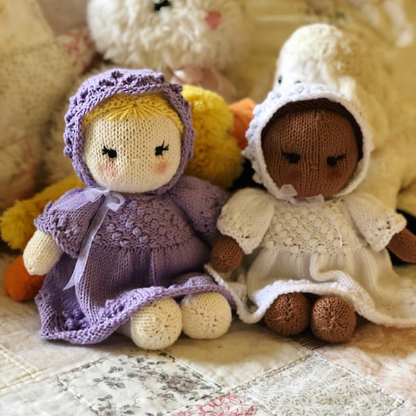 Knit Doll Patterns Etsy
