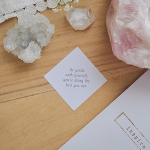Inspirieren Sie das Self Care Kit, inspirierendes Affirmationskartengeschenk, Ermutigungsgeschenk, Geschenk für psychische Gesundheit, Denken an Sie, Geschenkidee für die beste Freundin