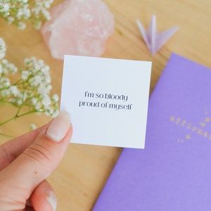 Selbstliebe Affirmationskarten, Sweary Affirmationen, Self Care Geschenk, Affirmationen für Vertrauensschub, Ermutigungsgeschenk für den besten Freund