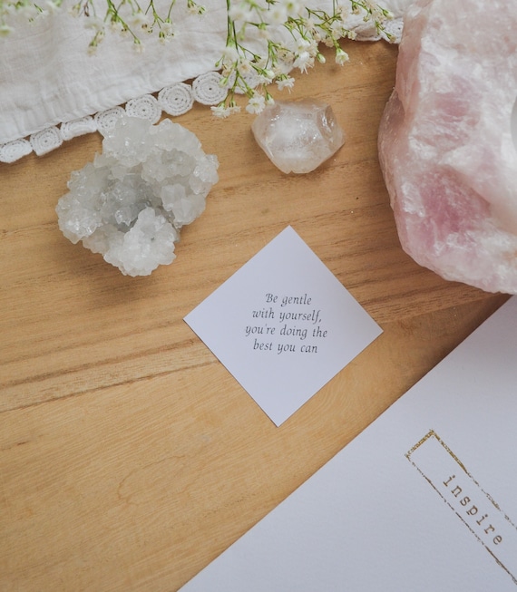 Inspire Self Care Kit, Inspirational Affirmation Cards Gift, Encouragement Gift, Mental Health Gift, Thinking Of You, Best Friend Gift Idea