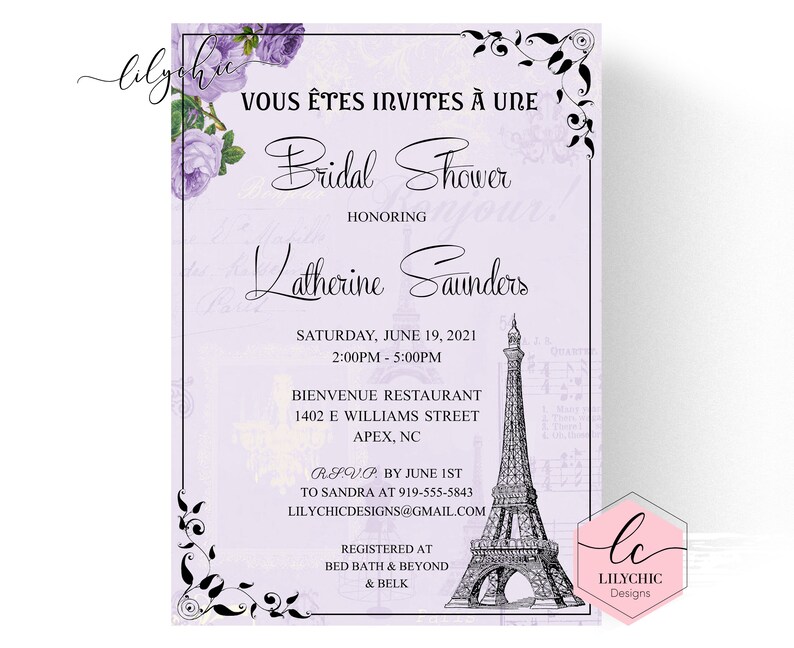 Paris Bridal Shower Invitations (Printable) Parisian Bridal Shower Invites - Paris Bridal Shower Invitation - Paris Concept Bridal Shower picture regarding Bridal Shower Invitations Printable known as Paris Bridal Shower Invitations (Printable) Parisian Bridal Shower Invites - Paris Bridal Shower Invitation - Paris Concept Bridal Shower
