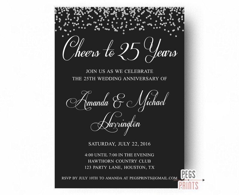 25th-wedding-anniversary-invitations-printable-25th-etsy