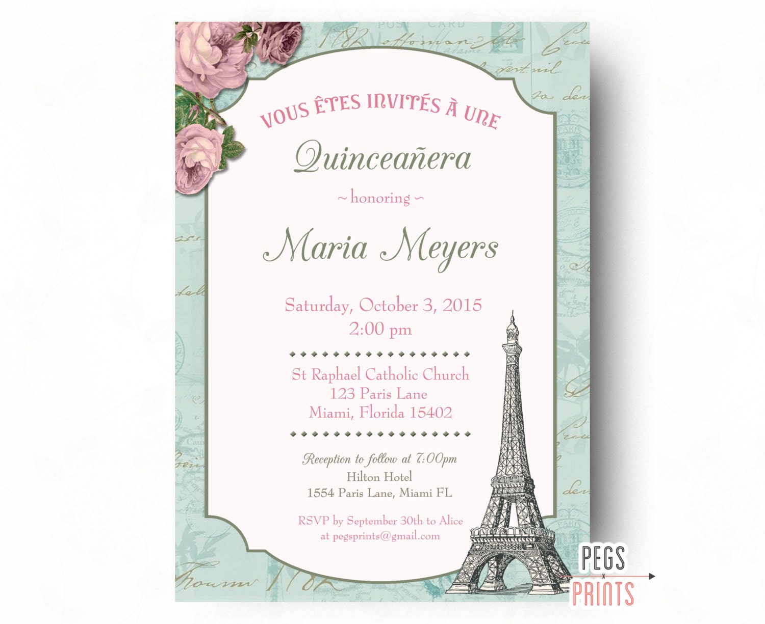 Nerdy image within printable quinceanera invitations Vibrant image inside printable quinceanera invitations