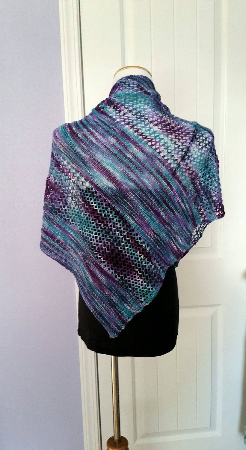 KNITTING PATTERN Shawl Pattern Triangular Shawl Catching - Etsy