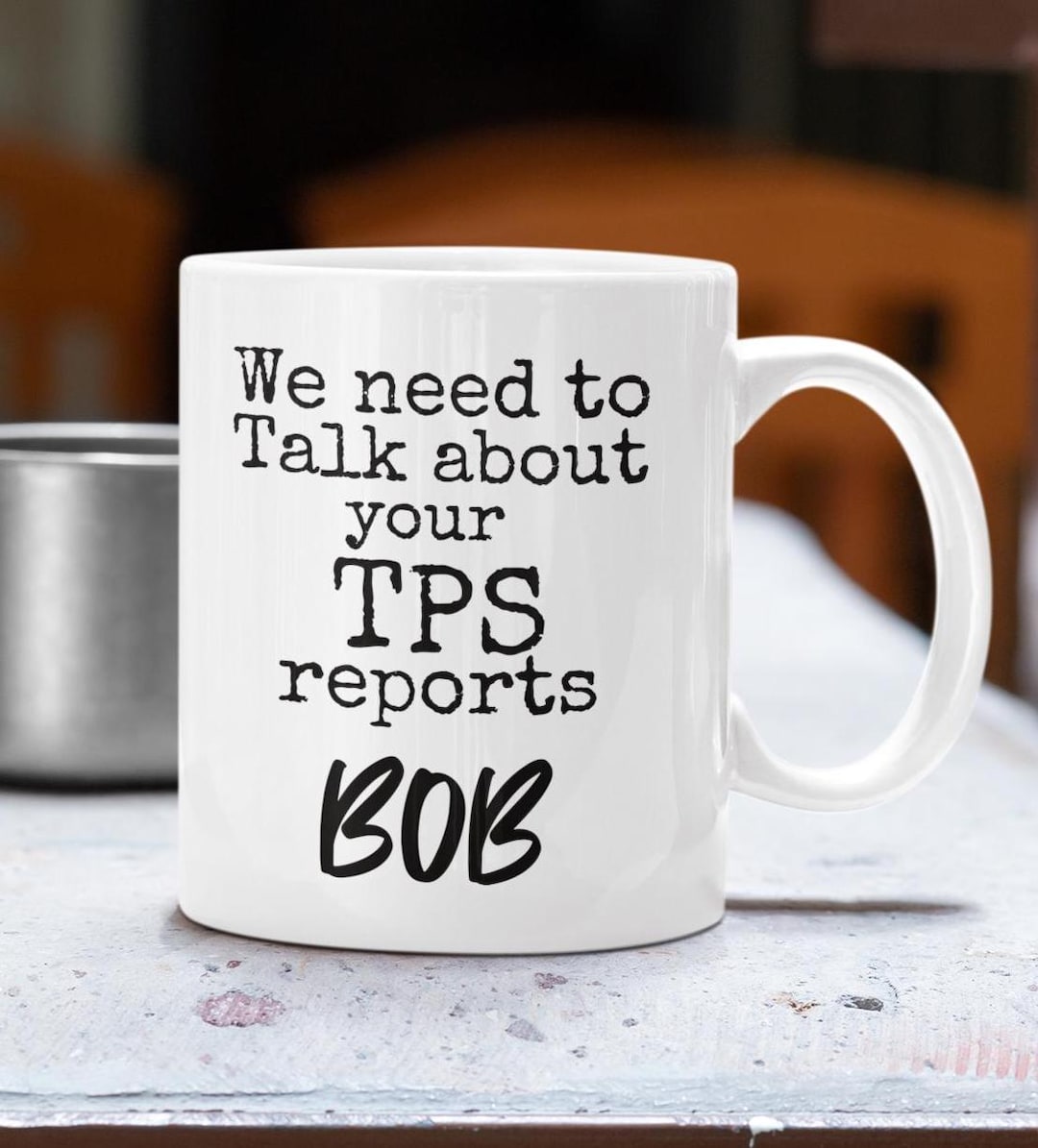 Personalized Funny Co-worker Boss Gift, TPS Reports Humor Mug ...
