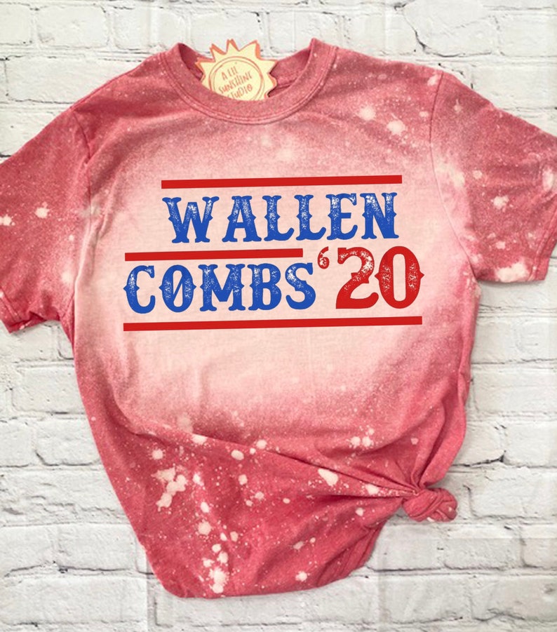Wallen Combs 2020 Bleached Shirt Morgan Wallen Luke Combs | Etsy