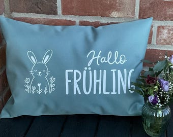 Outdoor cushions, decorative cushions, outdoor pillows for spring and Easter