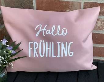 Outdoor cushions, decorative cushions, outdoor pillows for spring and Easter