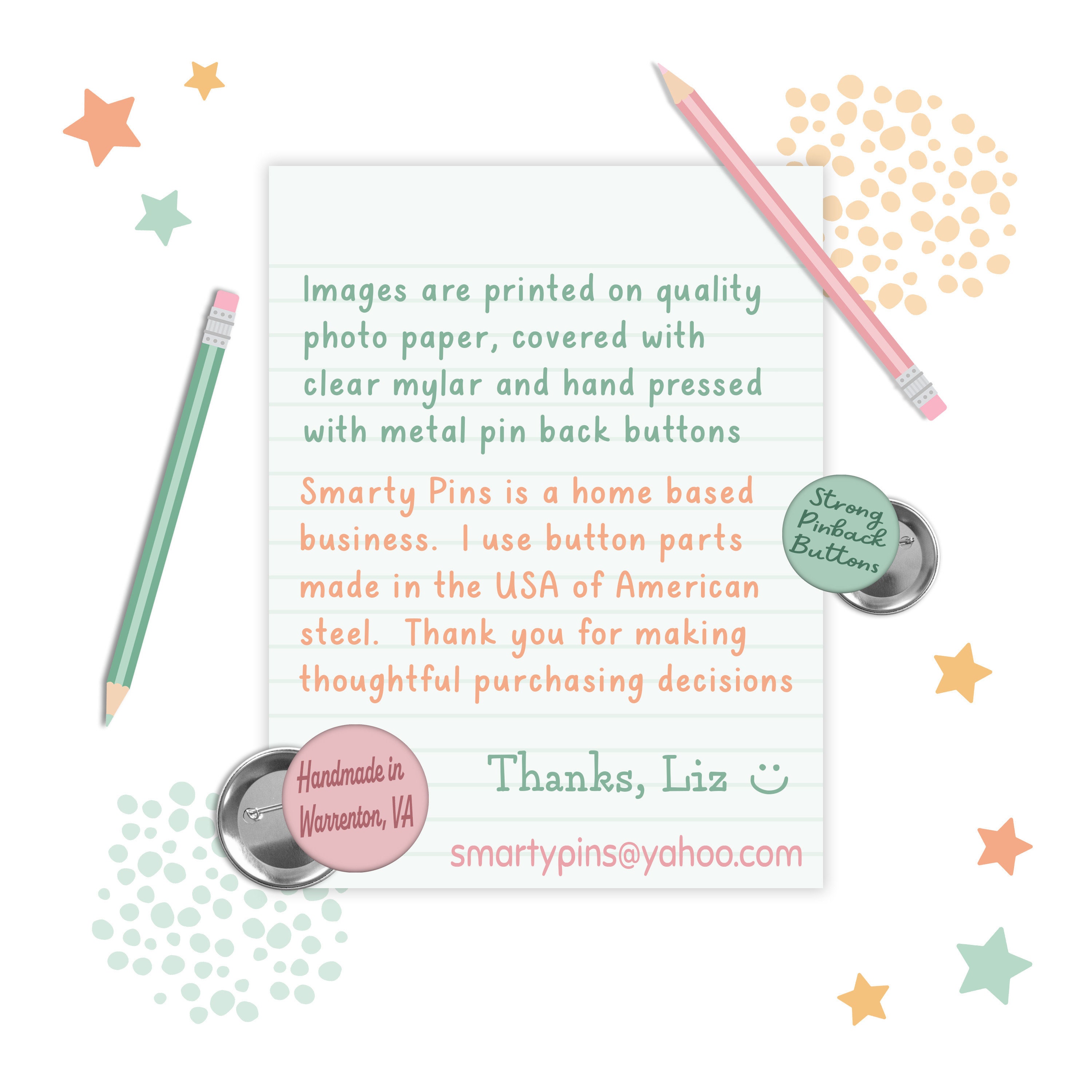 50th Birthday Chalkboard Style Pins. Set of 10. 2 Pin Sizes to Choose ...