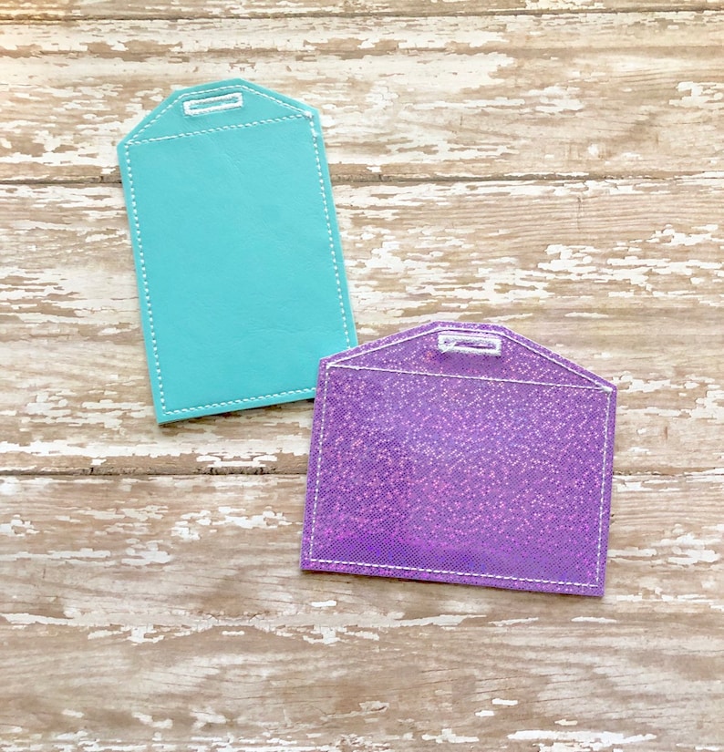 ID Badge Holder for Vinyl Strap Badge Holder ID Holder Etsy