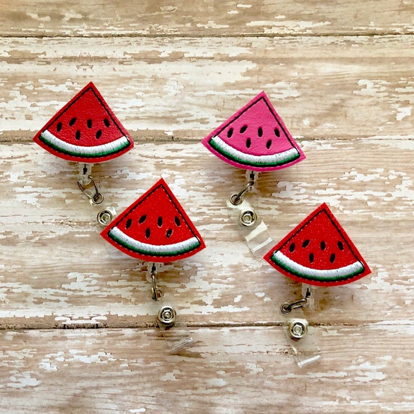 Watermelon Badge Reel, Nurse Badge Reel, ID badge reel, Retractable Badge Reel, Hospital Badge Reel, Watermelon Badge Reel