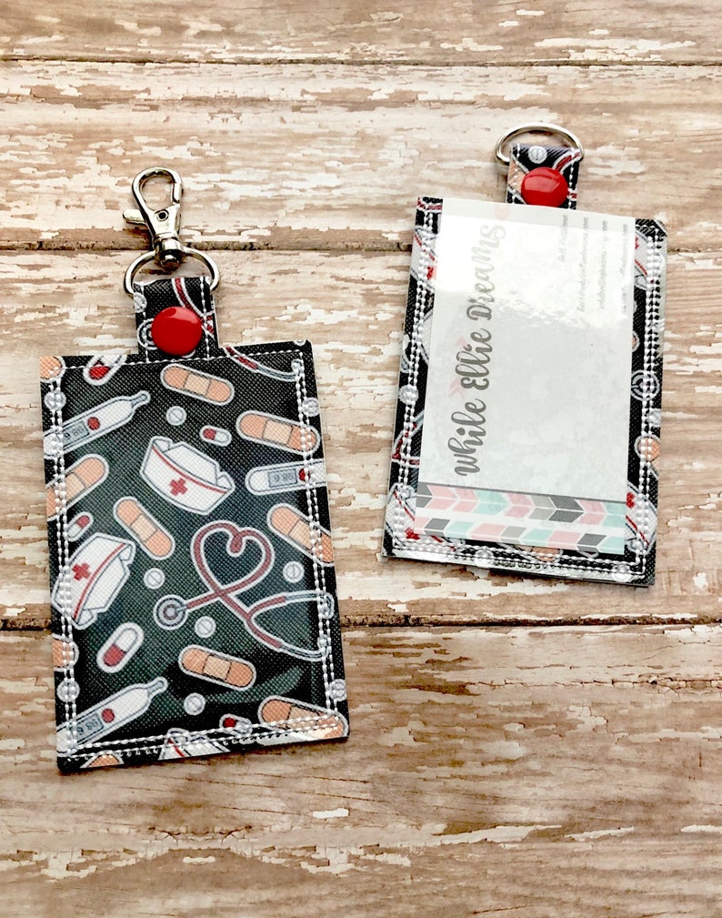 ID Badge Holder Badge Holder ID Holder Vertical ID Holder Etsy