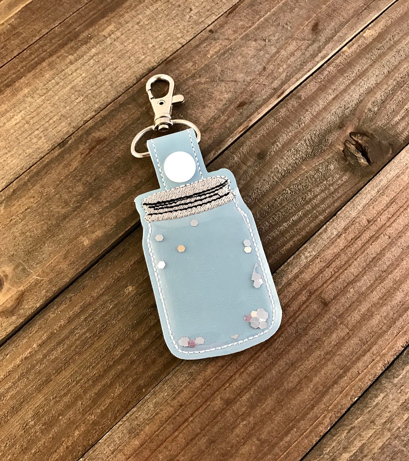 Mason Jar Keychain Jar Key Chain Ball Jar Keychain Canning Etsy