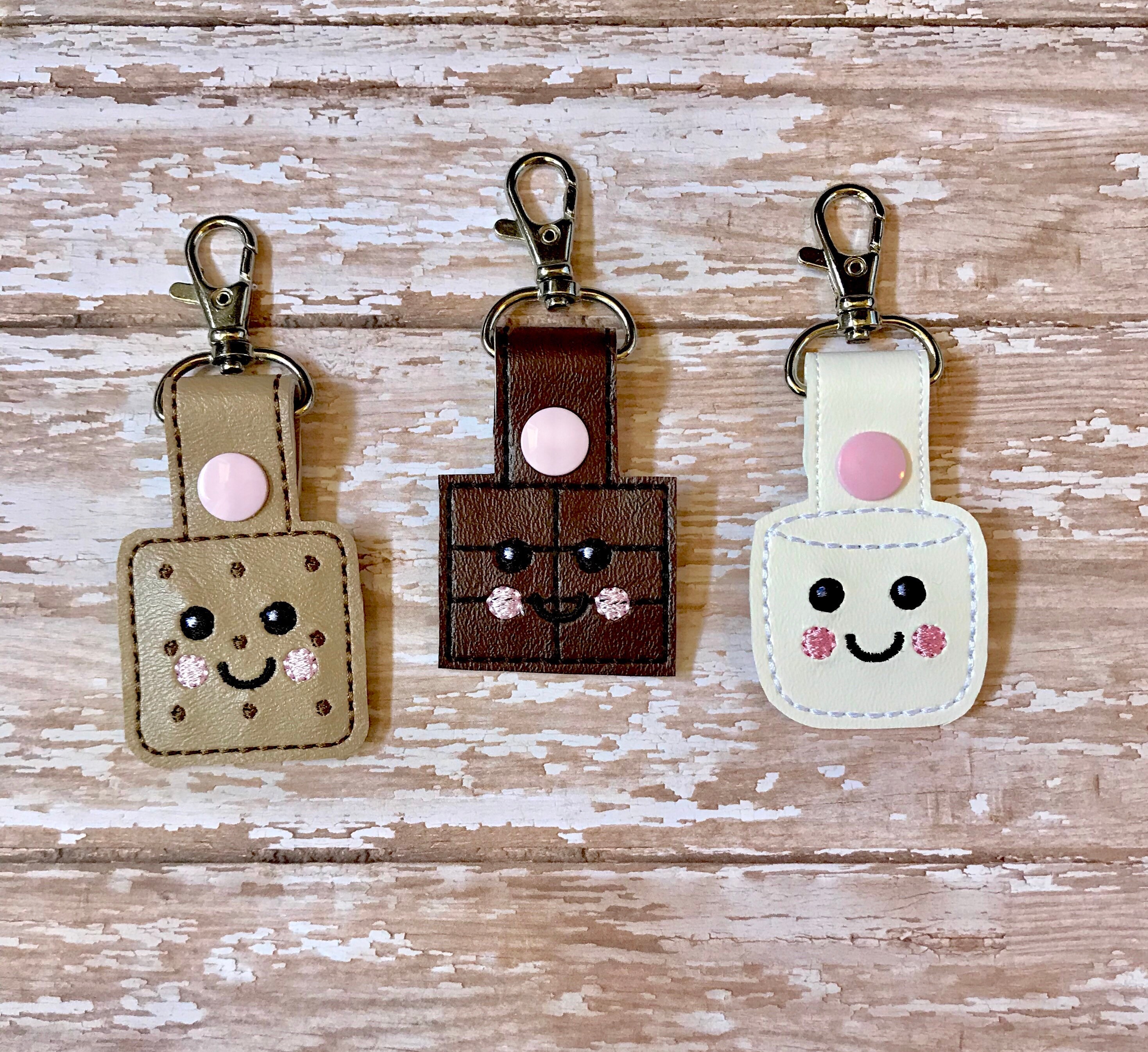 Best Friends Keychain Smores Keychains Best Friend Bag Tag Etsy Ireland