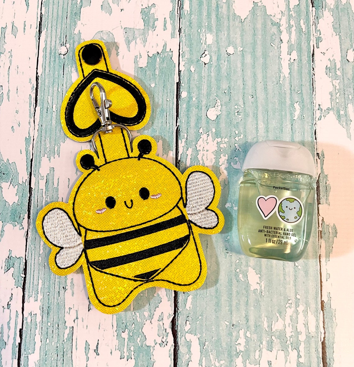 Bee Shaped Hand Sanitizer Holder Hand Sanitizer Keeper Hand Etsy