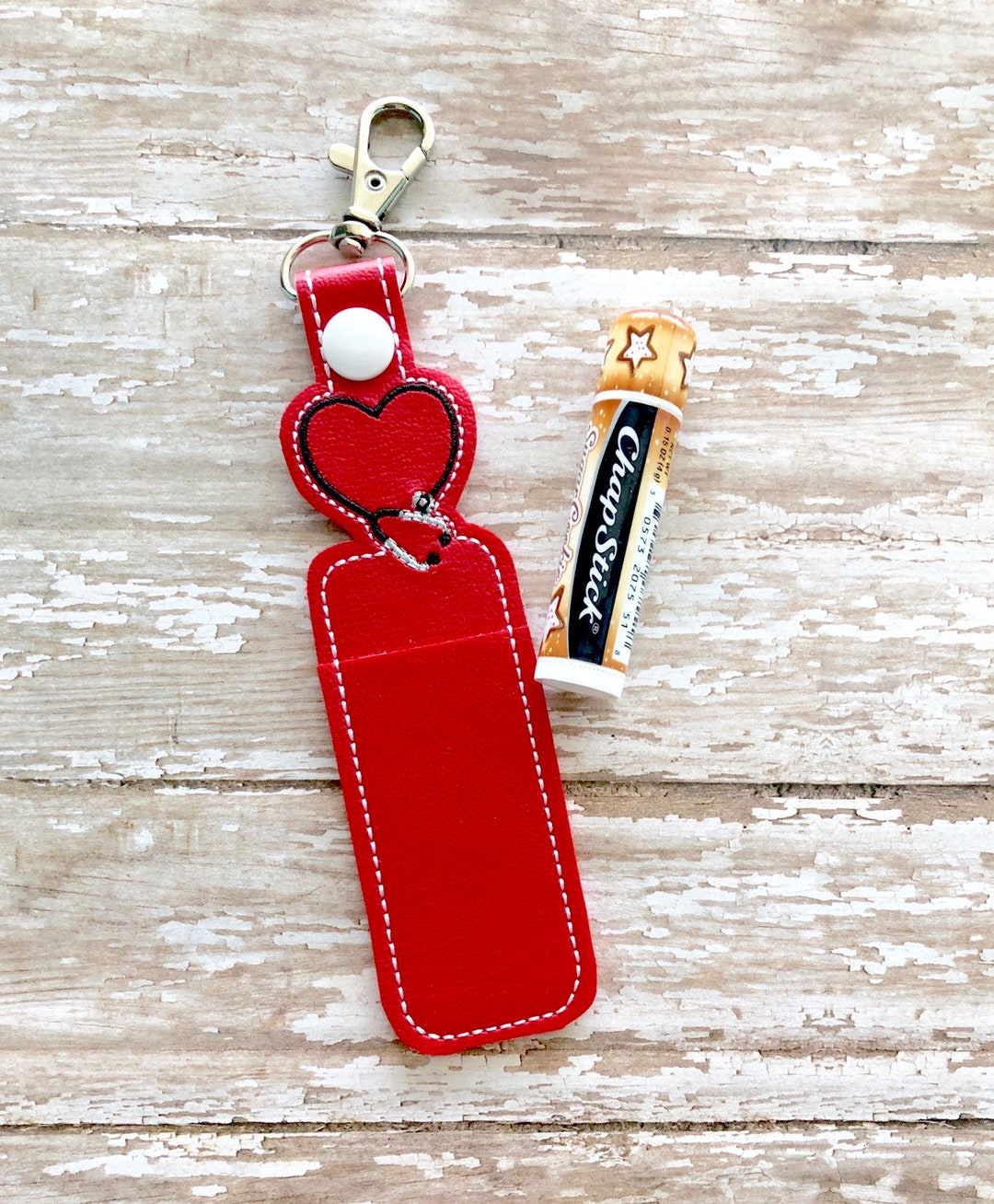 Lip Balm Holder, Lip Balm Keychain, Lip Balm Cozy, Chapstick Holder