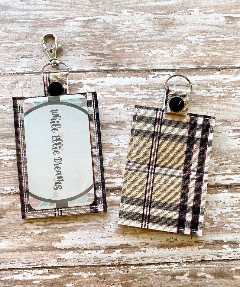 ID Badge Holder Badge Holder ID Holder Vertical ID Holder Etsy