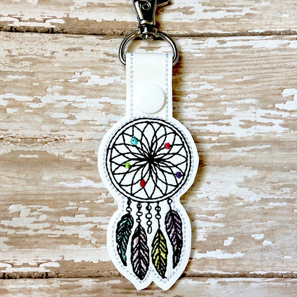 Dream Catcher Keychain, Dreamcatcher Key Chain, Dreamcatcher Bag Tag, Dreamcatcher Zipper Pull, Dreamcatcher keychain