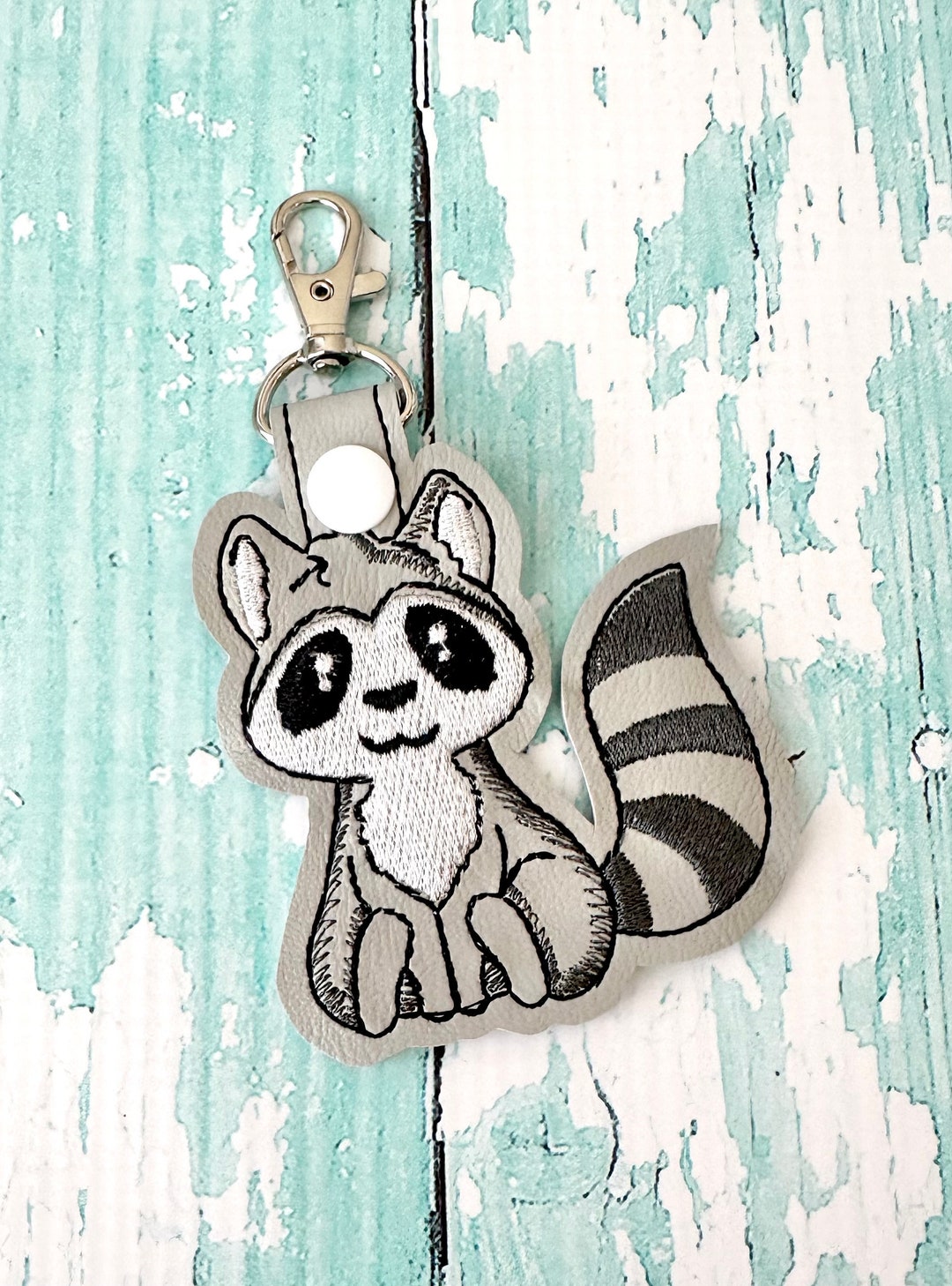 Pvc Raccoon Keychain Raccoon Keychain, Racoon Key Chain, Racoon Zipper Pull, Racoon Gift ...