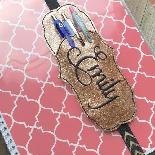 Planner Band Book Band Notebook Pen Pouch Coloring Book Etsy